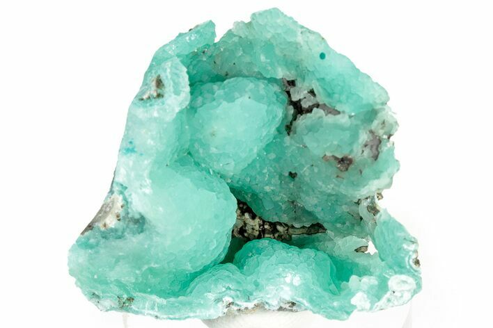 Chatoyant Blue-Green Hemimorphite - Congo #306132